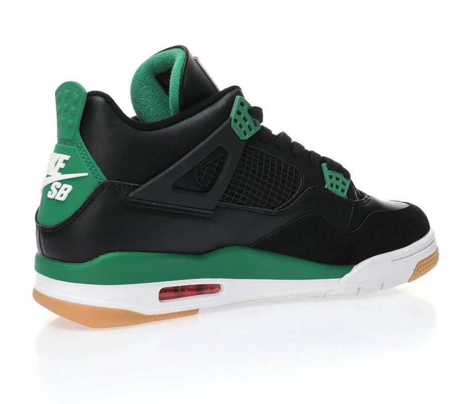 jordan 4 retro green and black