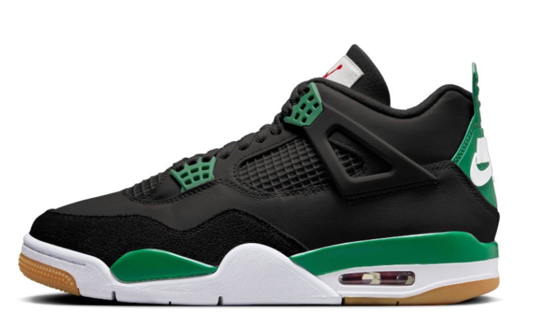 jordan 4s black and green